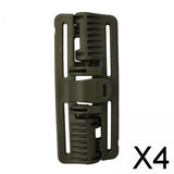 Maxbell 4xVest Quick Release Buckle Slider for Hunting Backpack Strap Belt Accessories Green Long