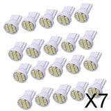 Maxbell 7x20 Pieces T10-1206-8SMD White LED Instrument Dash Panel Gauge Light Lamps