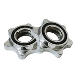 Maxbell Maxbell 2pcs Standard Barbel Spin Lock Dumbbell Bar Nut Rod Locking Collar Clamp