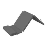 Maxbell Trifold Mattress with Pillow for Kids Soft for Camping Small Space Classroom Grey