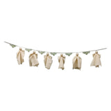 Maxbell Pre Installed Halloween Party Decoration Ghost and Bat Bunting Garland for Door