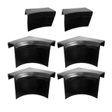 Maxbell 6 Pieces Pool Table Pocket Liners Black Billiard Table Liners Replacement - Aladdin Shoppers