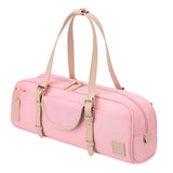 16/17 Hole Flute Carrying Bag Soft Multifunctional Wear Resistant Flute Case Pink