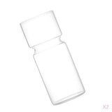 Maxbell 2 Clear Hyacinth Glass Vase Flower Planter Pot DIY Terrarium Container Decor
