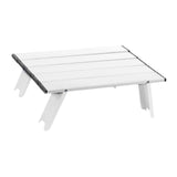 Maxbell Maxbell Foldable Camping Table Sturdy Aluminium Alloy for Fishing Backpacking Picnic D