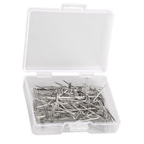 Maxbell 50pcs/Box T Pin Clips For Wig Weaving Making Hair Extension Fix On Mannequin