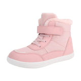 Maxbell Kids Snow Boots Slip Resistant Outdoor Fashion Thick Cold Weather Shoes Pink 26