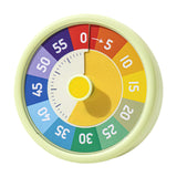 Maxbell Sixty Minute Desk Visual Timer No Ticking Task Reminder for Student Kids Adults green