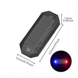 Solar Light, Waterproof Rear light, Warning, Night Cycling Black Red+Blue Light