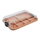 Maxbell Cheese Board Food Serving Tray Multipurpose Bread Board for Fruit Meat Bread Multi Slot