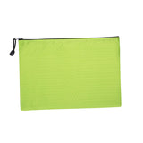 Maxbell Document Pocket Storage Organizer Lightweight Zipper Pouch for Travel Office Green