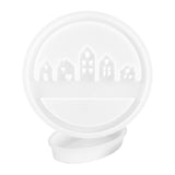 Maxbell Maxbell 2x Silicone Mould W/ Base Candle Mould House Shape Mould