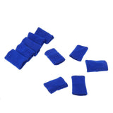 Maxbell 10 Pieces Stretchy Finger Protector Sleeves Support Basketball Volleyball Royal Blue - Aladdin Shoppers