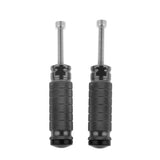 Maxbell Maxbell 1 Pair Universal CNC Motorcycle Footpegs Passenger Rest Pedal Racing Black