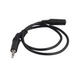 Maxbell 2x3.5mm Jack Male to Female Audio Stereo Extension Aux Cable for Headset 50cm