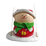 Maxbell Swing Snowman Planter Cute Hanging Flower Pot for Living Room Balcony Garden