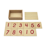 Math Number Cards Montessori for Early Education Kids Childcare Institutions