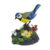 Maxbell Singing Chirping Bird Toy Lifelike Talking Bird Toy for Table Home Accessory