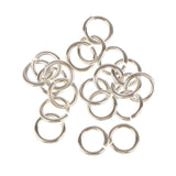 Maxbell 60 Pieces 3mm 4mm 6mm Mixed Jewelry Findings Sterling Silver Open Jump Rings