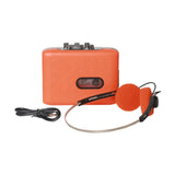 Maxbell Cassette Tape Player Lightweight Compact Portable for Travel Outdoor Orange