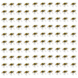 100 Pieces Realistic Bee Insect Pot Hangers Fridge Magnet Home Garden Decor