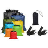 Maxbell 8x Waterproof Dry Bags Lightweight Dry Sacks Set for Boating Outdoor Rafting