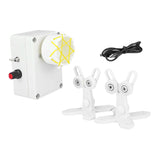 Maxbell Fishing Rod Building Winding Tool Modification Easy to Use Epoxy Drying Rack White 2 Brackets