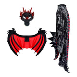Maxbell Children Dragon Wing Costume Animal Cosplay Dragon Costume for Holiday Party L