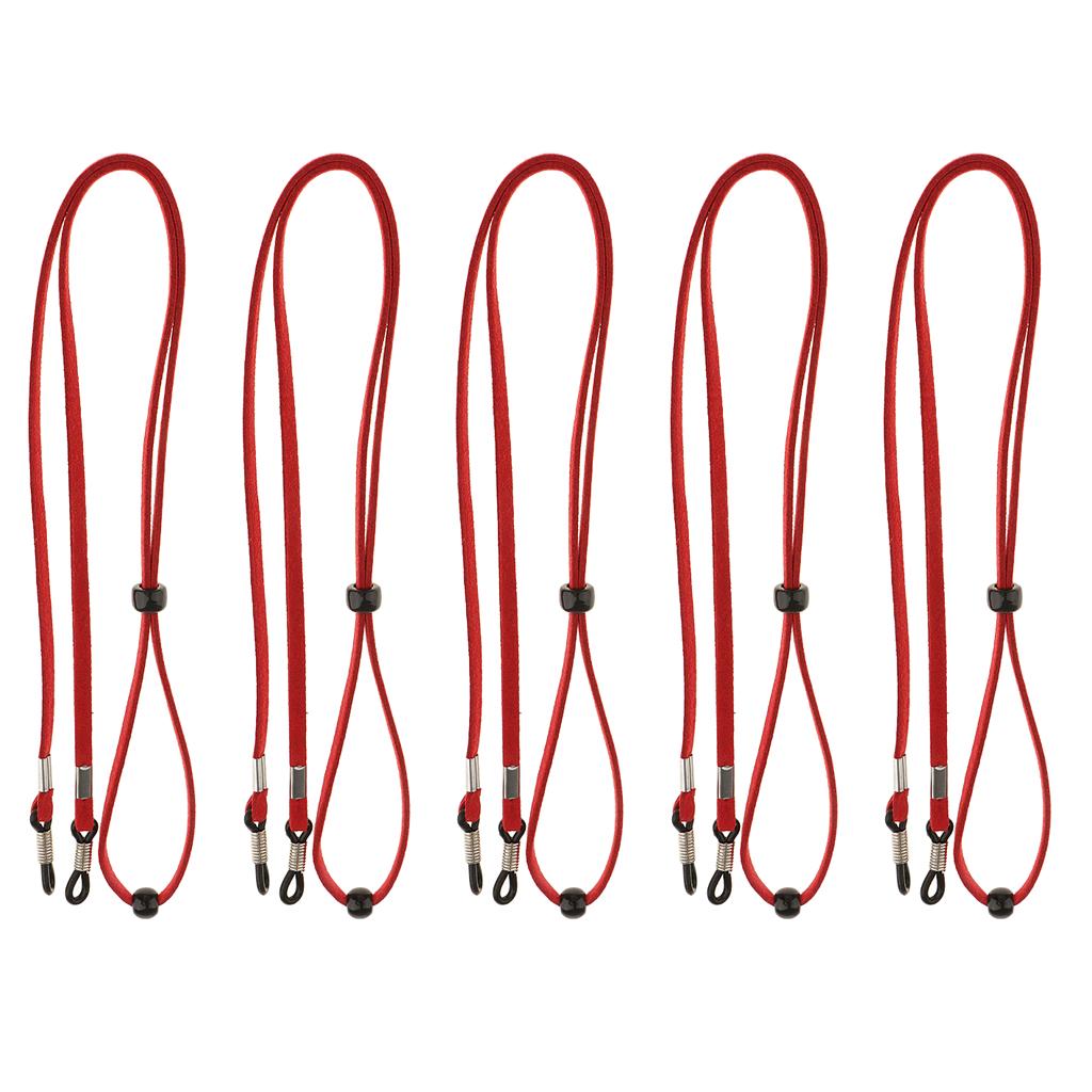 Maxbell Maxbell 25 Pieces Adjustable Velvet Eyeglass Cord Neck Strap Sunglasses Lanyard