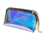 Maxbell Iridescent Holographic Makeup Bag for Diaper Vacation Gift Travel Essentials 22cmx8cmx11cm