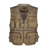 Maxbell Multi Pocket Photography Fishing Mesh Vest Outdoor Waistcoat Travel Jacket