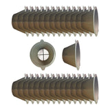 Maxbell 30x Plastic Paint Filter Strainer Durable Industrial Nylon Mesh Paint Filter