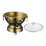 Maxbell Traditional Chinese Hot Pot Stainless Steel Hot Pot for Camping Home Use