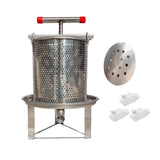 Maxbell Large Honey Presser with T Hand Household Crusher for Oil Pomace Grape Juice 3 filtration bags