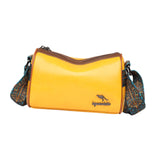 Maxbell Women Crossbody Bag with Zipper Fashion Handbag for Shopping Street Holidays Yellow