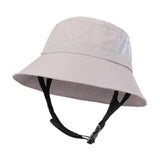 Maxbell Sun Bucket Hat Sun Protection Comfortable Breathable Fashionable Fishing Cap Light Gray