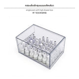 Maxbell 3tier Acrylic Makeup Organizer, Drawer Cosmetic Storage Box, Transparent Desktop Vanity Case, Large Capacity Stackable Perfume & Eyeshadow Organizer, Dustproof 1 Pack