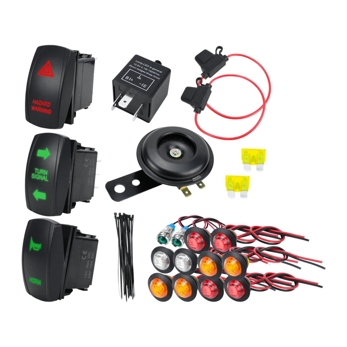 Maxbell ATV UTV Turn Sign Light Kit DIY Street Legal Kit for UTV Stable Performance