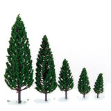 Maxbell 22 PCS 3-16 cm Green Model Trees Train Architecture War Game Scenery Layout