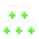 Maxbell 15Pcs Silicone Unisex Swimming Nose Clips Plugs Noseclips for Kids Adults