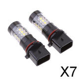 Maxbell 7x2 Pieces P13W PSX26W 80W High Power LED Fog Daytime Running Light