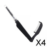 Maxbell 4xFly Tying Tool Dubbing Brush Foldable Comb Plastic Hair Comb Forcep Tool DIY