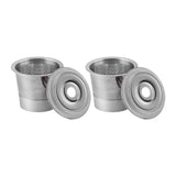 Maxbell 2 Pieces Stainless Steel Espresso Pods Reusable Coffee Tools Coffee Capsules