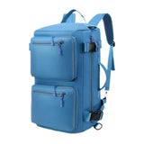 Maxbell Travel Backpack Fashionable Sports Duffle Bag for Camping Outdoor Activities Blue