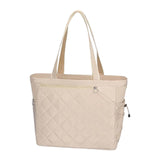 Maxbell Tennis Tote Bag Carrying for Men Women Gym Bag Storage with Shoe Compartment Beige