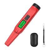 Metal Detector Lightweight Buzzer,Vibration,Sound Pinpointer IP68 Waterproof Red