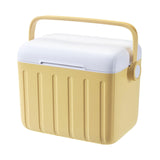 Maxbell Cooler Box 6L Airtight Hot/Cold Retention Cooler for Sports Travel Household White Yellow