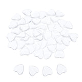 Maxbell 50x Clear Nails Art Tips Polish Color Display Chart Board Glass Beads Heart