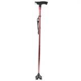 Maxbell Maxbell Anti Slip Lightweight Foldable Walking Cane light and alarm for Men Women