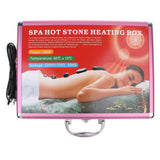 2Pcs Spa Hot Stones Massager Heater Kit for Energy Massage Stone US Plug